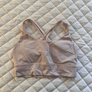 Lululemon Racerback sports bra very light pink color size 8
